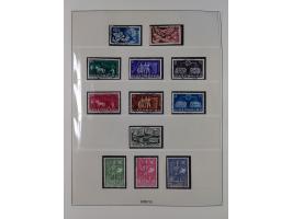 1949/79, postfrische und zusätzlich gestempelte Sammlung, in den Hauptnummern komplett, einschließlich Vor- und Mitläufern, d