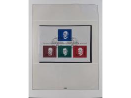 1949/79, postfrische und zusätzlich gestempelte Sammlung, in den Hauptnummern komplett, einschließlich Vor- und Mitläufern, d