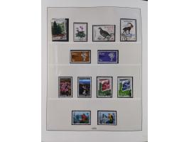 1949/79, postfrische und zusätzlich gestempelte Sammlung, in den Hauptnummern komplett, einschließlich Vor- und Mitläufern, d