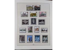 1949/79, postfrische und zusätzlich gestempelte Sammlung, in den Hauptnummern komplett, einschließlich Vor- und Mitläufern, d