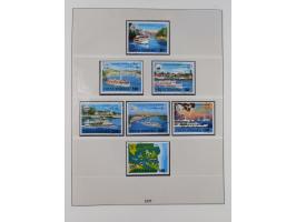 1949/79, postfrische und zusätzlich gestempelte Sammlung, in den Hauptnummern komplett, einschließlich Vor- und Mitläufern, d