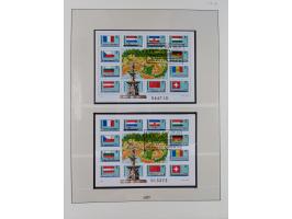 1949/79, postfrische und zusätzlich gestempelte Sammlung, in den Hauptnummern komplett, einschließlich Vor- und Mitläufern, d