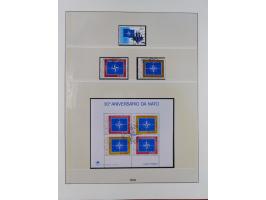 1949/79, postfrische und zusätzlich gestempelte Sammlung, in den Hauptnummern komplett, einschließlich Vor- und Mitläufern, d