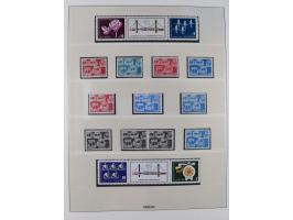 1949/79, postfrische und zusätzlich gestempelte Sammlung, in den Hauptnummern komplett, einschließlich Vor- und Mitläufern, d