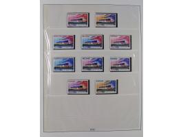 1949/79, postfrische und zusätzlich gestempelte Sammlung, in den Hauptnummern komplett, einschließlich Vor- und Mitläufern, d