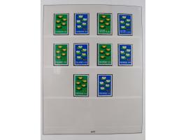 1949/79, postfrische und zusätzlich gestempelte Sammlung, in den Hauptnummern komplett, einschließlich Vor- und Mitläufern, d