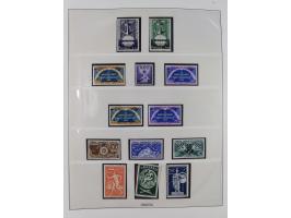 1949/79, postfrische und zusätzlich gestempelte Sammlung, in den Hauptnummern komplett, einschließlich Vor- und Mitläufern, d