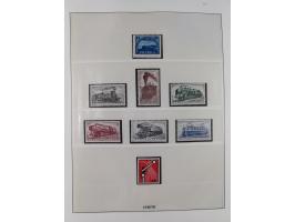 1949/79, postfrische und zusätzlich gestempelte Sammlung, in den Hauptnummern komplett, einschließlich Vor- und Mitläufern, d