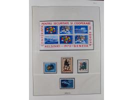 1949/79, postfrische und zusätzlich gestempelte Sammlung, in den Hauptnummern komplett, einschließlich Vor- und Mitläufern, d