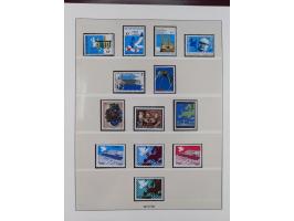 1949/79, postfrische und zusätzlich gestempelte Sammlung, in den Hauptnummern komplett, einschließlich Vor- und Mitläufern, d