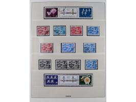 1949/79, postfrische und zusätzlich gestempelte Sammlung, in den Hauptnummern komplett, einschließlich Vor- und Mitläufern, d