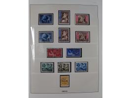 1949/79, postfrische und zusätzlich gestempelte Sammlung, in den Hauptnummern komplett, einschließlich Vor- und Mitläufern, d