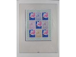 1949/79, postfrische und zusätzlich gestempelte Sammlung, in den Hauptnummern komplett, einschließlich Vor- und Mitläufern, d