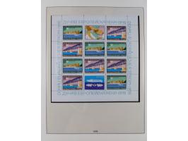 1949/79, postfrische und zusätzlich gestempelte Sammlung, in den Hauptnummern komplett, einschließlich Vor- und Mitläufern, d