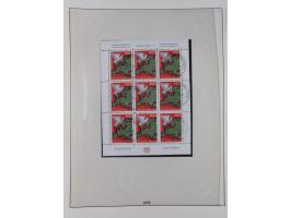 1949/79, postfrische und zusätzlich gestempelte Sammlung, in den Hauptnummern komplett, einschließlich Vor- und Mitläufern, d