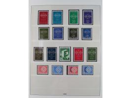 1949/79, postfrische und zusätzlich gestempelte Sammlung, in den Hauptnummern komplett, einschließlich Vor- und Mitläufern, d