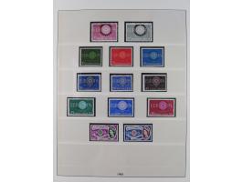 1949/79, postfrische und zusätzlich gestempelte Sammlung, in den Hauptnummern komplett, einschließlich Vor- und Mitläufern, d