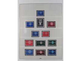 1949/79, postfrische und zusätzlich gestempelte Sammlung, in den Hauptnummern komplett, einschließlich Vor- und Mitläufern, d