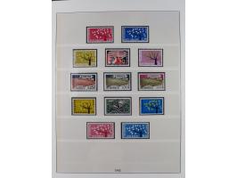 1949/79, postfrische und zusätzlich gestempelte Sammlung, in den Hauptnummern komplett, einschließlich Vor- und Mitläufern, d