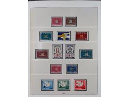 1949/79, postfrische und zusätzlich gestempelte Sammlung, in den Hauptnummern komplett, einschließlich Vor- und Mitläufern, d