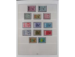 1949/79, postfrische und zusätzlich gestempelte Sammlung, in den Hauptnummern komplett, einschließlich Vor- und Mitläufern, d