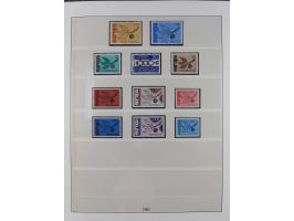 1949/79, postfrische und zusätzlich gestempelte Sammlung, in den Hauptnummern komplett, einschließlich Vor- und Mitläufern, d