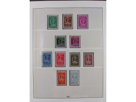 1949/79, postfrische und zusätzlich gestempelte Sammlung, in den Hauptnummern komplett, einschließlich Vor- und Mitläufern, d