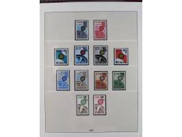 1949/79, postfrische und zusätzlich gestempelte Sammlung, in den Hauptnummern komplett, einschließlich Vor- und Mitläufern, d