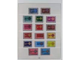 1949/79, postfrische und zusätzlich gestempelte Sammlung, in den Hauptnummern komplett, einschließlich Vor- und Mitläufern, d