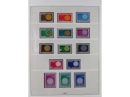 1949/79, postfrische und zusätzlich gestempelte Sammlung, in den Hauptnummern komplett, einschließlich Vor- und Mitläufern, d