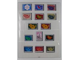 1949/79, postfrische und zusätzlich gestempelte Sammlung, in den Hauptnummern komplett, einschließlich Vor- und Mitläufern, d