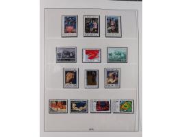 1949/79, postfrische und zusätzlich gestempelte Sammlung, in den Hauptnummern komplett, einschließlich Vor- und Mitläufern, d