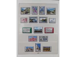 1949/79, postfrische und zusätzlich gestempelte Sammlung, in den Hauptnummern komplett, einschließlich Vor- und Mitläufern, d