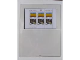 1949/79, postfrische und zusätzlich gestempelte Sammlung, in den Hauptnummern komplett, einschließlich Vor- und Mitläufern, d