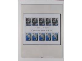 1949/79, postfrische und zusätzlich gestempelte Sammlung, in den Hauptnummern komplett, einschließlich Vor- und Mitläufern, d