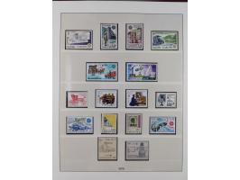 1949/79, postfrische und zusätzlich gestempelte Sammlung, in den Hauptnummern komplett, einschließlich Vor- und Mitläufern, d