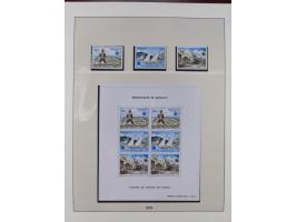 1949/79, postfrische und zusätzlich gestempelte Sammlung, in den Hauptnummern komplett, einschließlich Vor- und Mitläufern, d