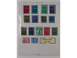 1949/79, postfrische und zusätzlich gestempelte Sammlung, in den Hauptnummern komplett, einschließlich Vor- und Mitläufern, d