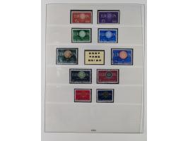 1949/79, postfrische und zusätzlich gestempelte Sammlung, in den Hauptnummern komplett, einschließlich Vor- und Mitläufern, d