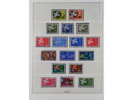 1949/79, postfrische und zusätzlich gestempelte Sammlung, in den Hauptnummern komplett, einschließlich Vor- und Mitläufern, d