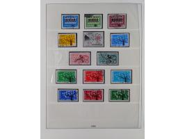 1949/79, postfrische und zusätzlich gestempelte Sammlung, in den Hauptnummern komplett, einschließlich Vor- und Mitläufern, d