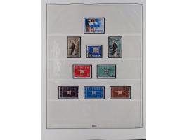 1949/79, postfrische und zusätzlich gestempelte Sammlung, in den Hauptnummern komplett, einschließlich Vor- und Mitläufern, d