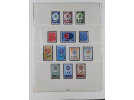 1949/79, postfrische und zusätzlich gestempelte Sammlung, in den Hauptnummern komplett, einschließlich Vor- und Mitläufern, d