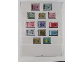 1949/79, postfrische und zusätzlich gestempelte Sammlung, in den Hauptnummern komplett, einschließlich Vor- und Mitläufern, d