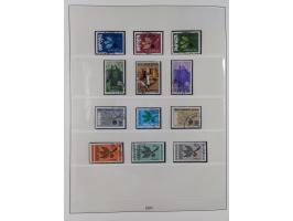 1949/79, postfrische und zusätzlich gestempelte Sammlung, in den Hauptnummern komplett, einschließlich Vor- und Mitläufern, d