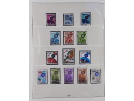 1949/79, postfrische und zusätzlich gestempelte Sammlung, in den Hauptnummern komplett, einschließlich Vor- und Mitläufern, d