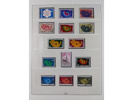 1949/79, postfrische und zusätzlich gestempelte Sammlung, in den Hauptnummern komplett, einschließlich Vor- und Mitläufern, d