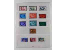 1949/79, postfrische und zusätzlich gestempelte Sammlung, in den Hauptnummern komplett, einschließlich Vor- und Mitläufern, d