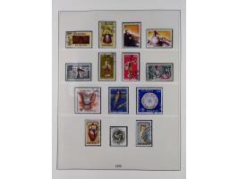 1949/79, postfrische und zusätzlich gestempelte Sammlung, in den Hauptnummern komplett, einschließlich Vor- und Mitläufern, d