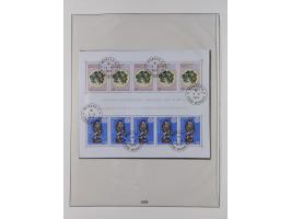 1949/79, postfrische und zusätzlich gestempelte Sammlung, in den Hauptnummern komplett, einschließlich Vor- und Mitläufern, d